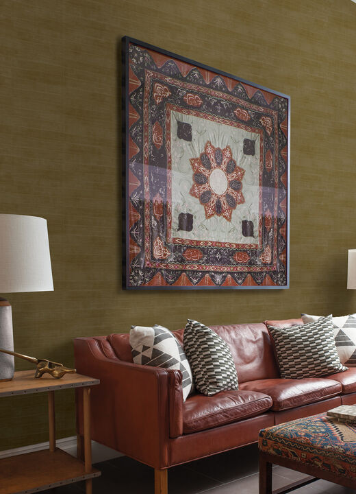 Dermot Brass Horizontal Stripe Wallpaper