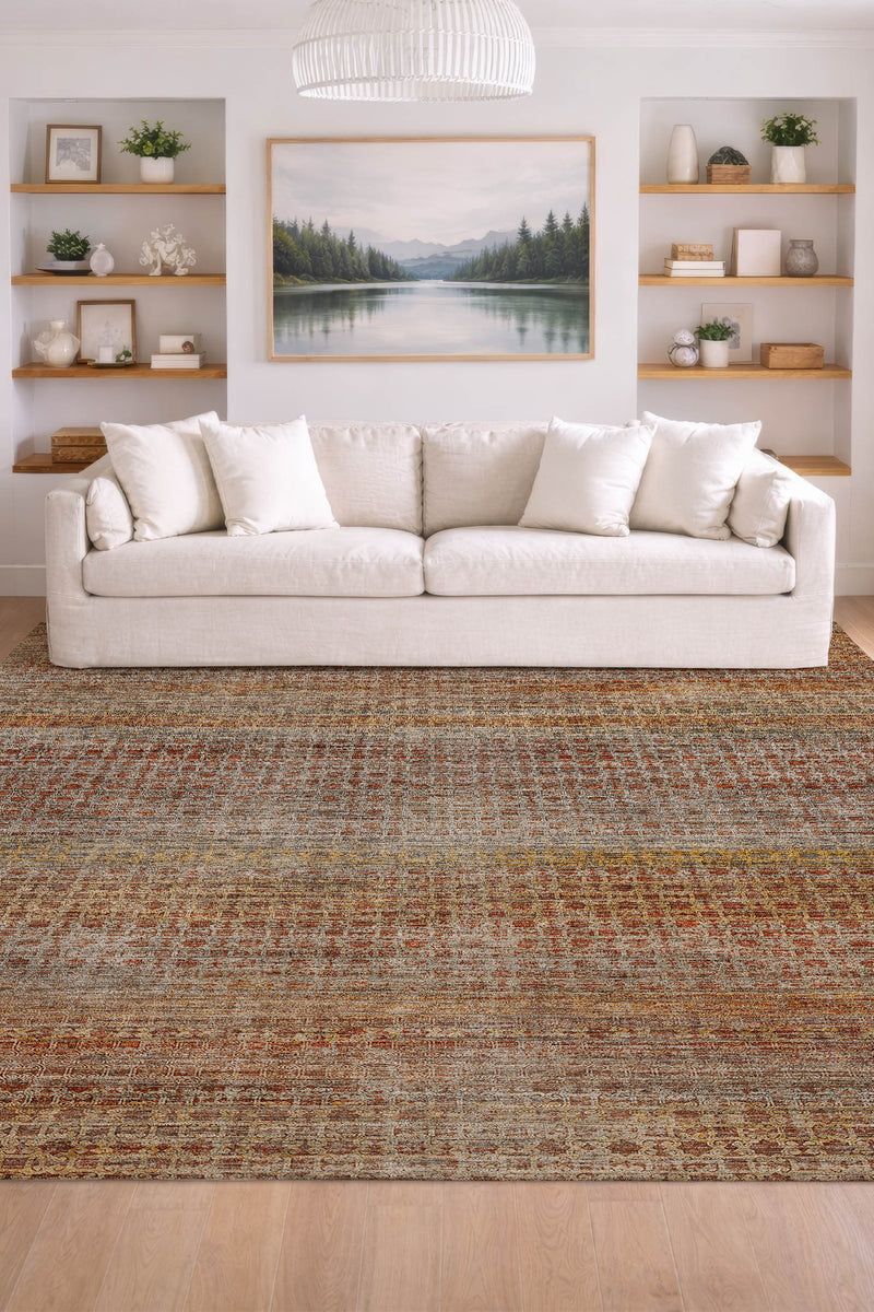 Vico VC5 Paprika 9' x 12' Rug image number 1
