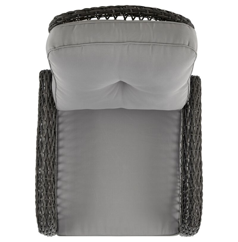 Fruttuo Gray Patio Rocking Chair