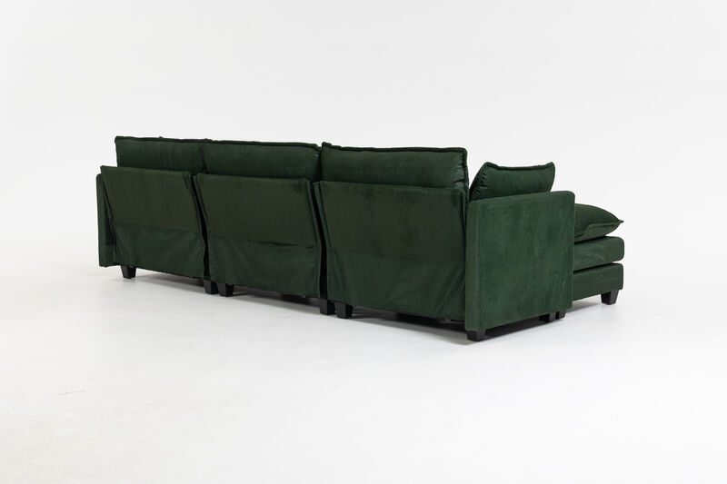 Saslip Modern 3seats with ottoman Sectional image number 7