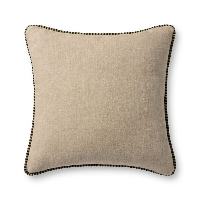 Green 22''x22'' Cover w/Down Pillow image number 0
