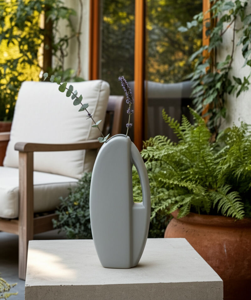 Solid Garden Watering Can Vase