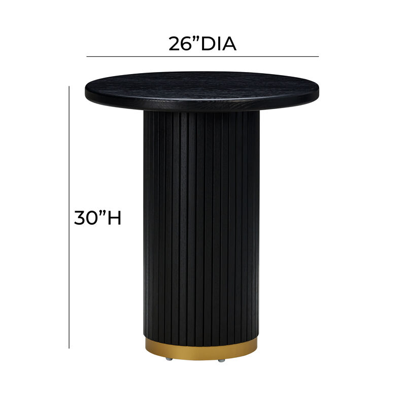 Chelsea Black Oak Entry Table