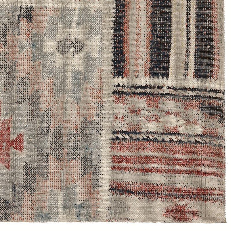 Linon Great Zero Giles Ivory & Blue, Rug image number 3