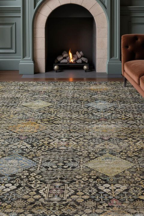 Aristo AR1 Black 9' x 12' Rug