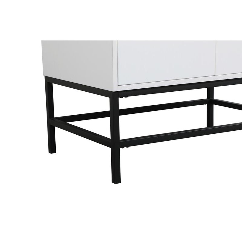 Elegant Kitchen and Bath 30 inch Single bathroom vanity in white