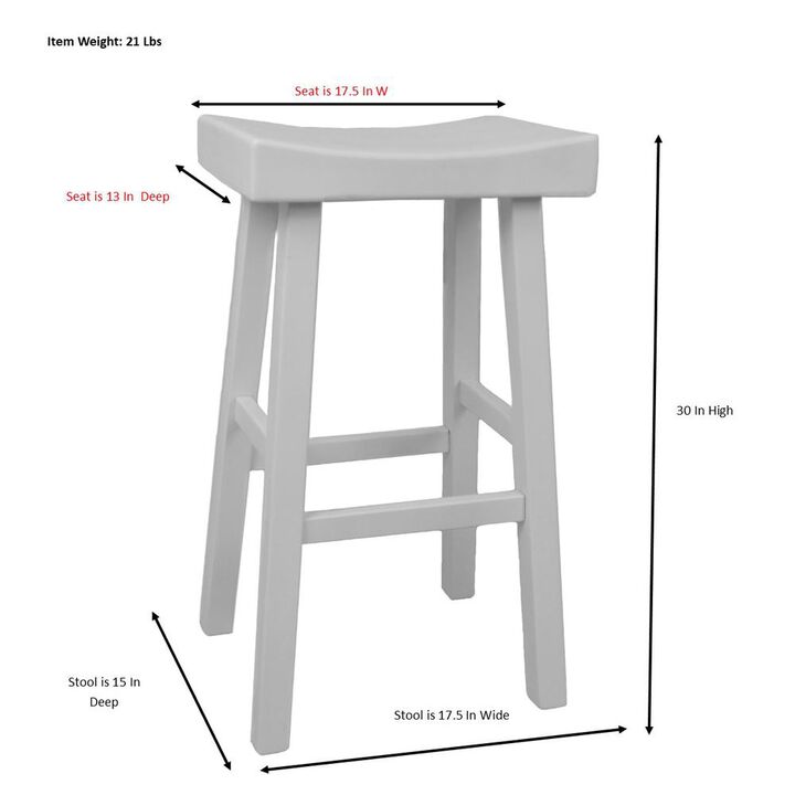 Carolina Living Colborn 30 Barstool - Espresso