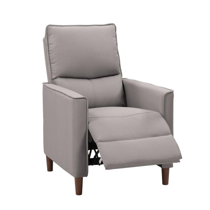 CorLiving Alder Manual Recliner in Light Grey