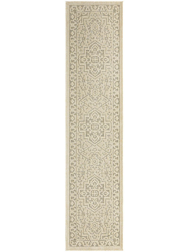 Tulum TLM05 Taupe/Olive 2' x 3' Rug image number 0