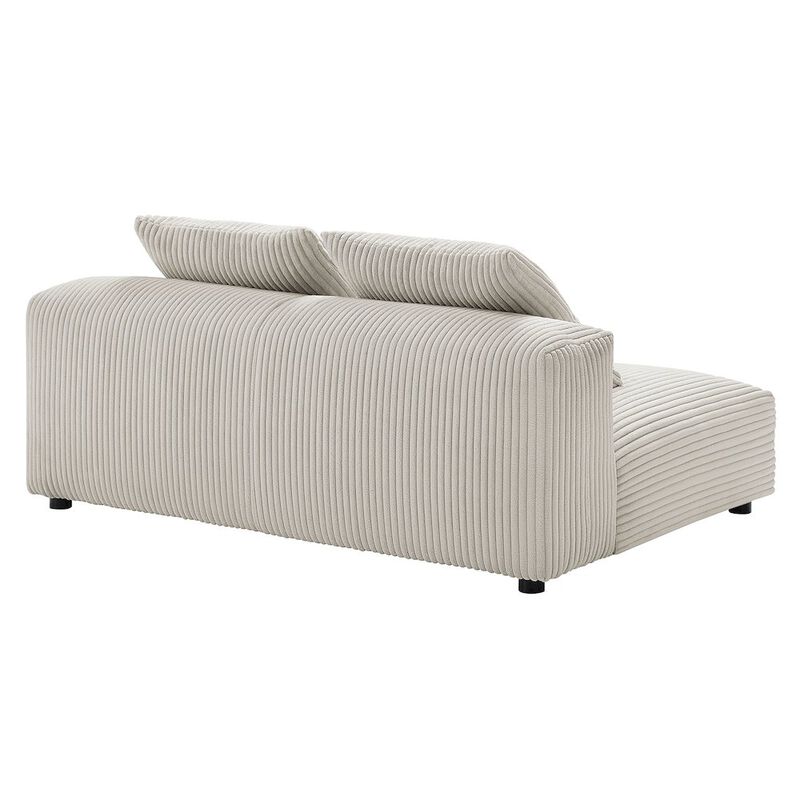Modway Solace Modular Upholstered Fabric Armless Loveseat