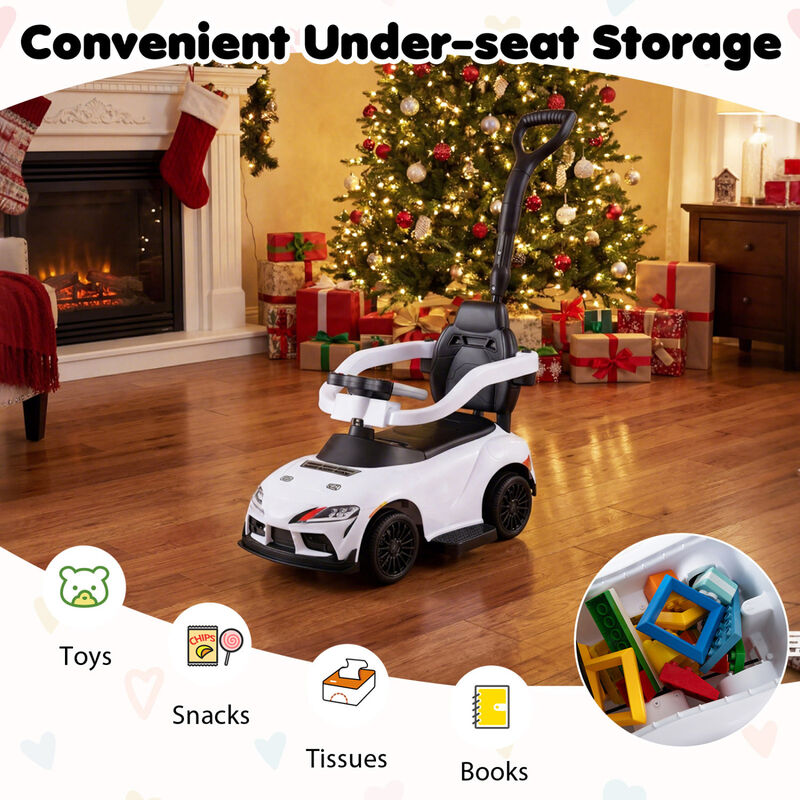 Toddler 3 in 1 Sliding Walking Toy with Foot to Floor Stroller Design image number 4