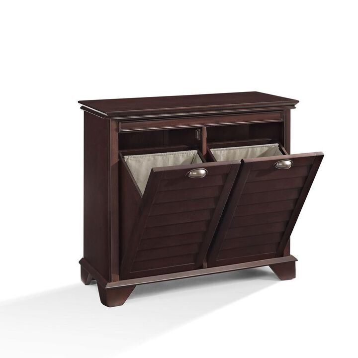 Crosley Furniture Lydia Linen Hamper Espresso