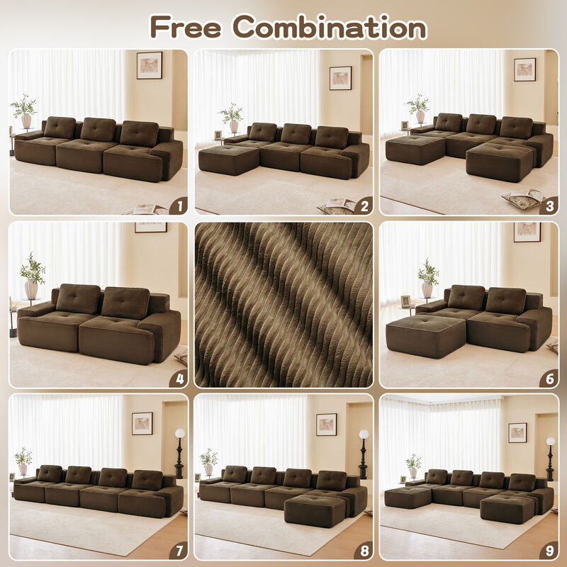 Tarvde Modern Modular Sectional Sofa image number 2