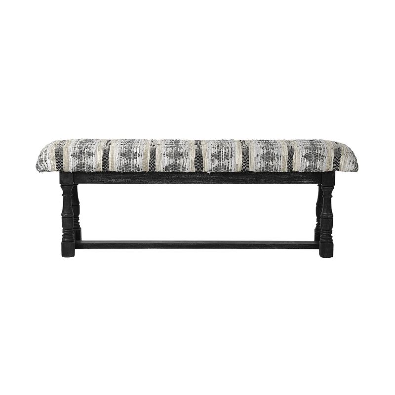 Faux Leather Upholstered Bench, Stylish Accent Seating for Living Room or Hallway