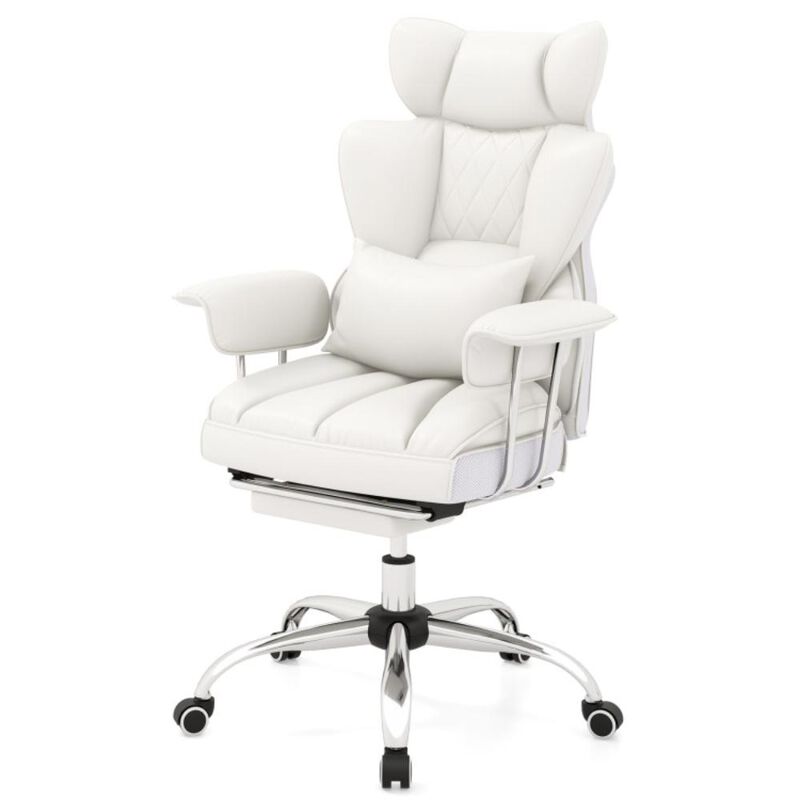 Hivvago Big and Tall Executive Office Desk Chair with Footrest