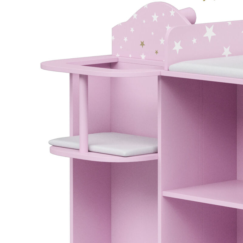 Olivia's Little World Twinkle Stars Princess 4-in-1 Baby Dolls Furniture image number 4
