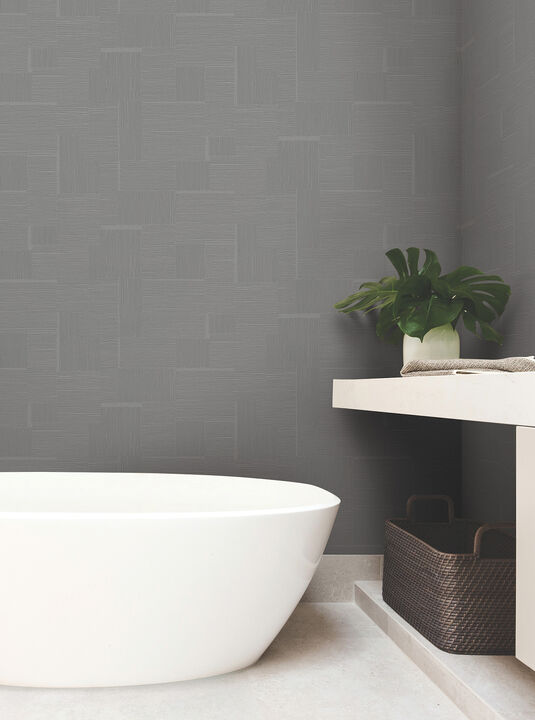 Contour Gunmetal Wallpaper