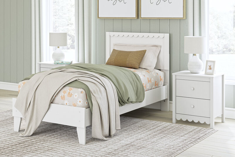 Hallityn Twin Panel Platform Bed image number 1