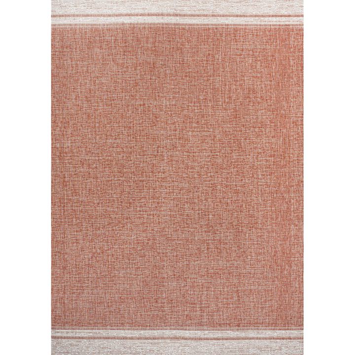 Alda Modern Minimalist Mingled Indoor/Outdoor Area Rug