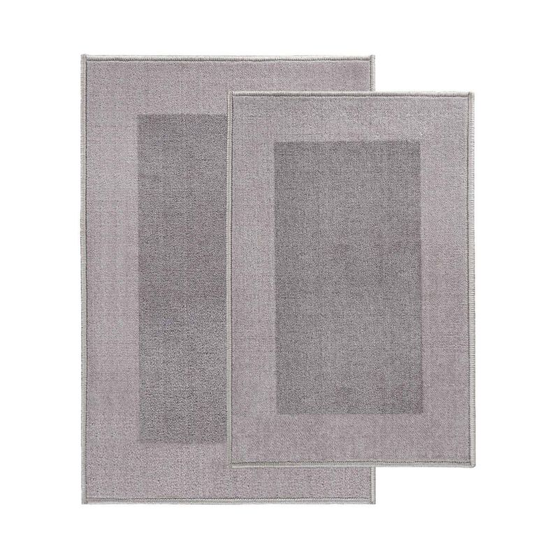 Soft Modern Bathroom Rug Set with Durable Non Slip Backing image number 0