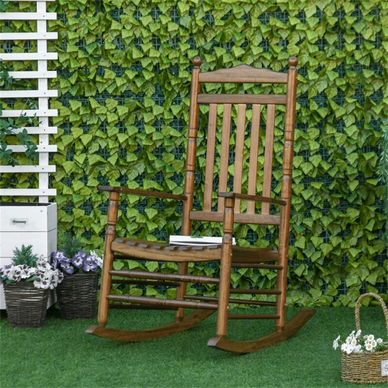 Garden Rocking Chair with Comfortable Seat for Outdoor Relaxation