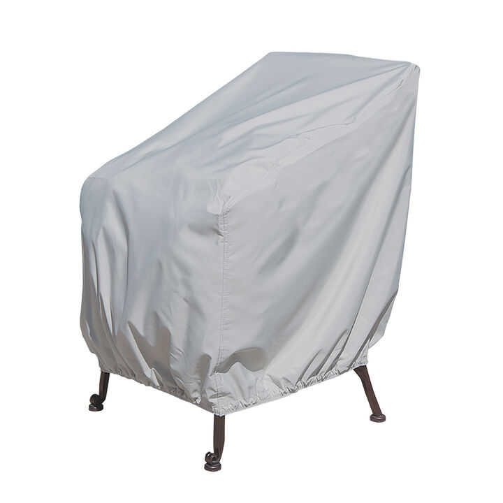 Mondawe 35" W x 35" D x 35" H Lounge Chair Protective Cover with Elastic