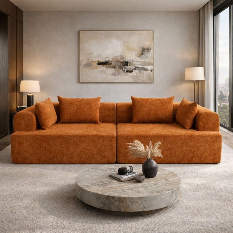 Vamphe Cloud-Like Comfort Modular Sectional Sofa image number 1