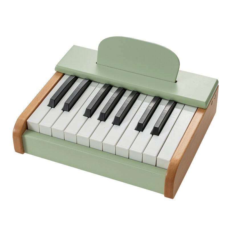 Wooden 18 Keys Piano for Children with Music Stand Removable image number 4