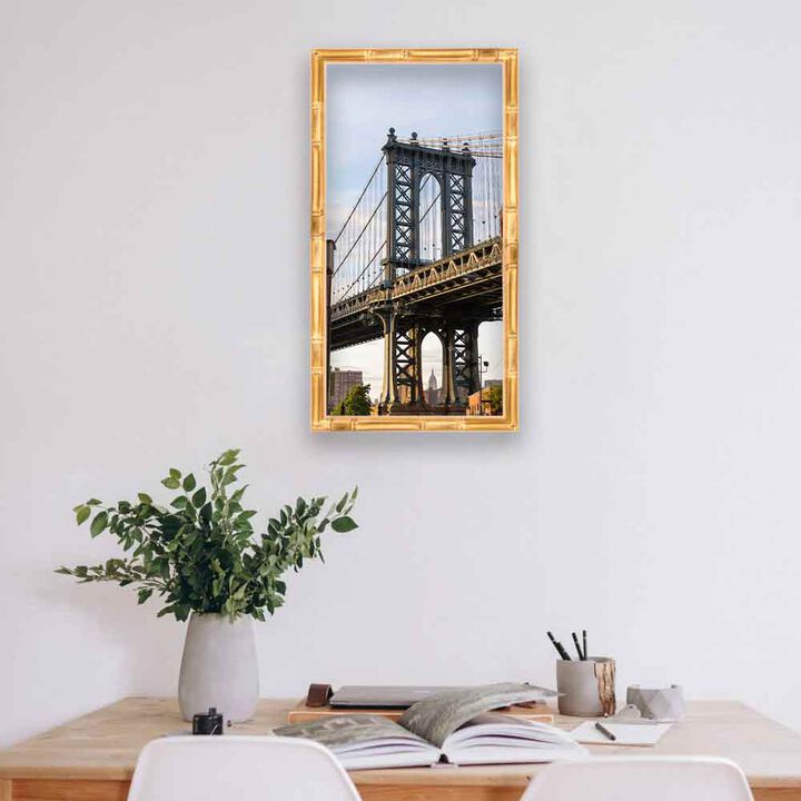 Gold Bamboo Panoramic Picture Frame