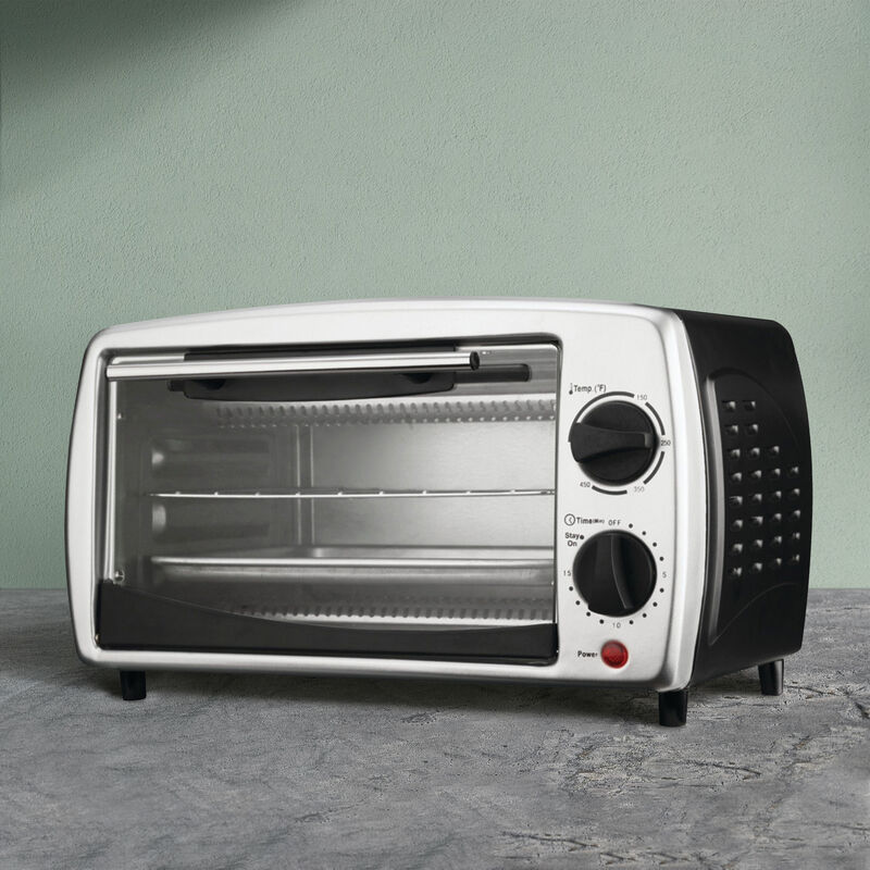 Brentwood 9-Liter (4 Slice) Toaster Oven Broiler (Black)