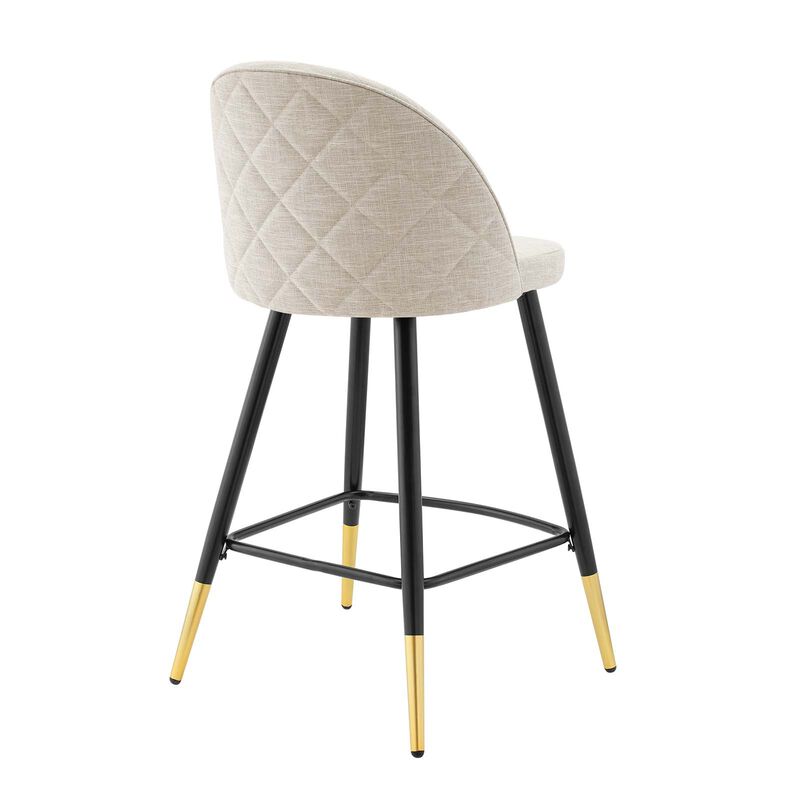 Cordial Fabric Counter Stools - Set of 2