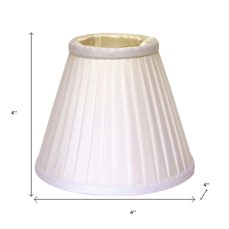 HomeRoots White Silk Empire Lamp Shade image number 3