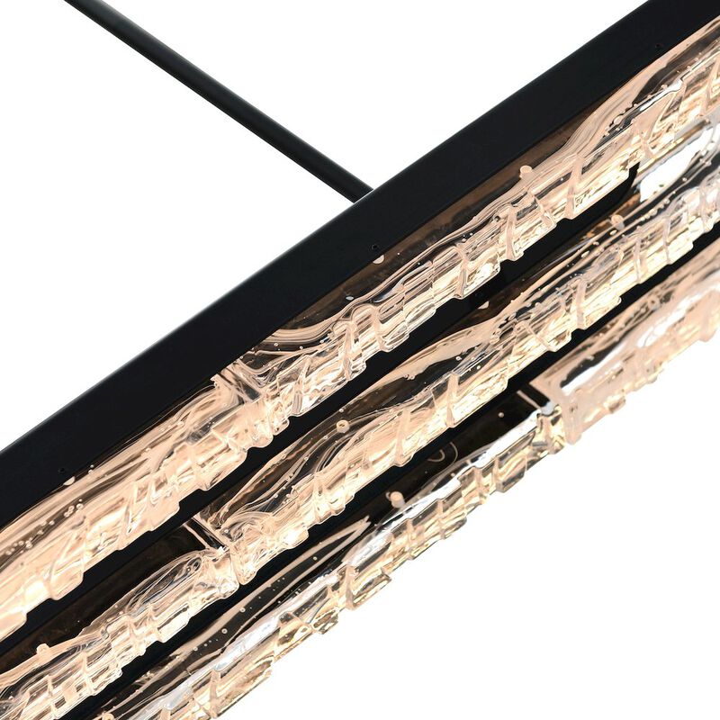 CWI Lighting Valira Integrated LED Black Chandelier