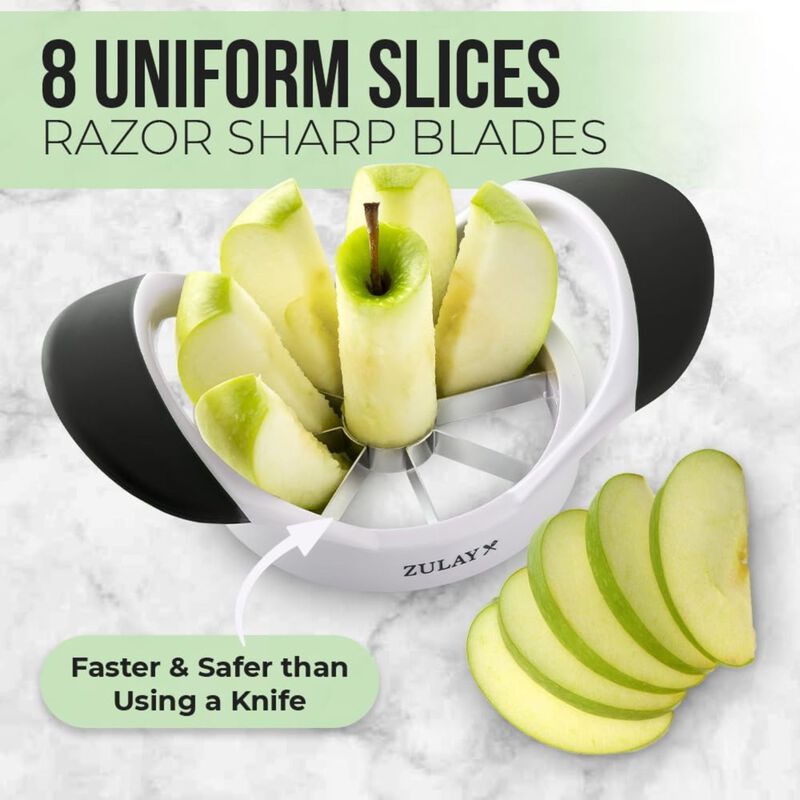 Apple Slicer and Corer with 8 Sharp Blades