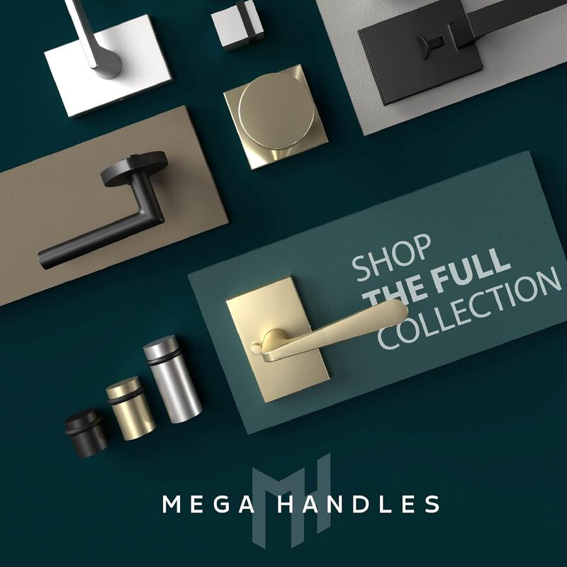 Mega Handles Outdoor House Numbers | Wall Mounted Metal Numbers for Address