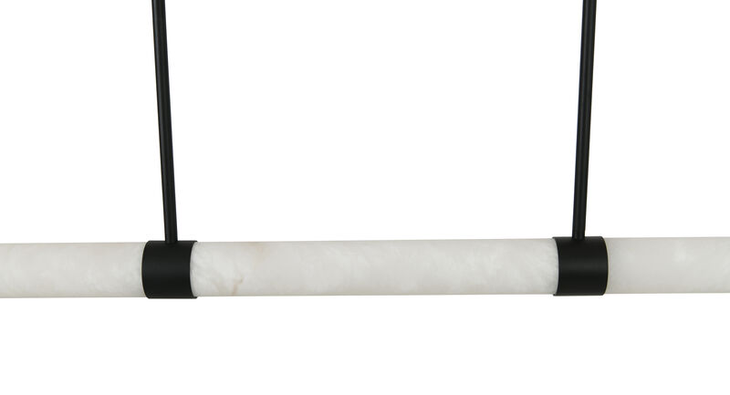 Beacon Lighting Luella Alabaster Linear Pendant Light LED Kitchen Island Pendant image number 5