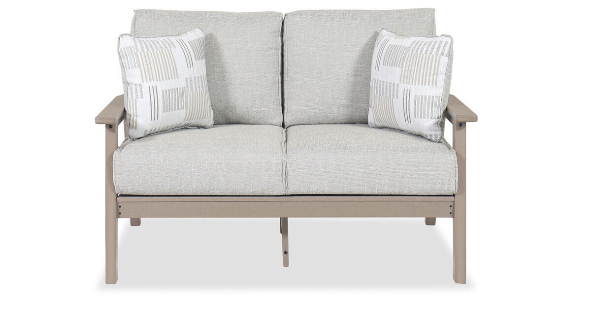 Cliffs Beach Outdoor Loveseat with Cushion