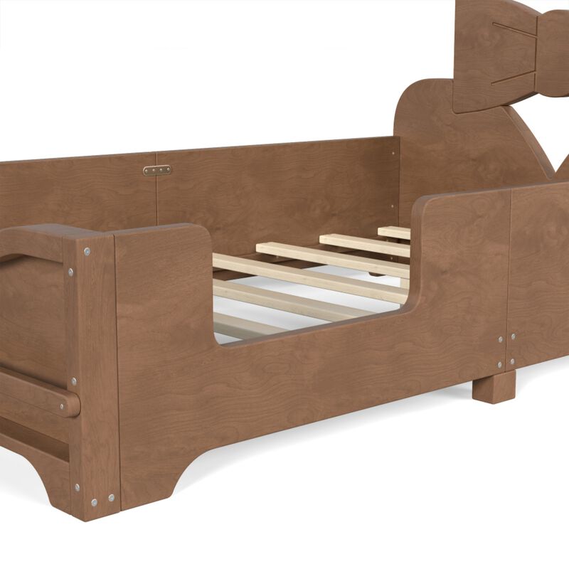 Cugwob Bowknot‑Cutout Kids Low Platform Bed image number 6