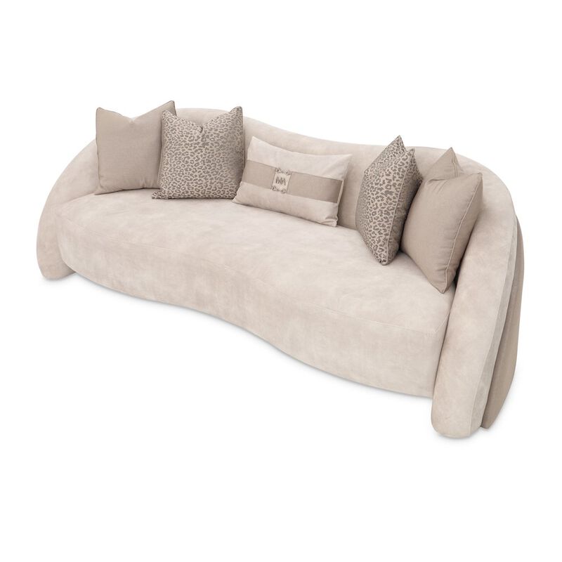 Michael Amini Mod Dream Standard Sofa - Rich Champagne image number 7