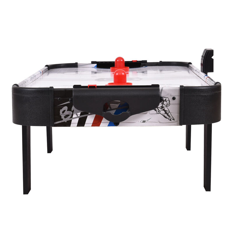 42-Inch Tabletop Air Hockey Game with Automatic Scoring and 2 Pushers image number 3