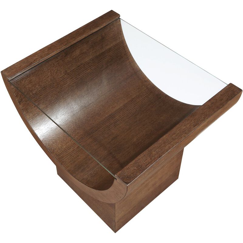 Meridian Furniture Beverwil Brown End Table