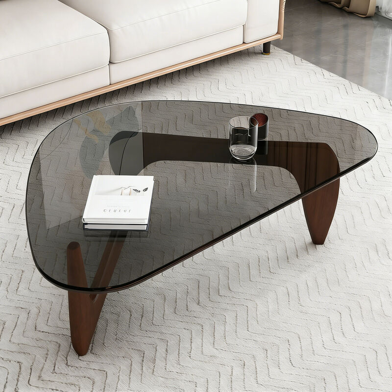 Sturgu Modern Glass Coffee Table image number 2