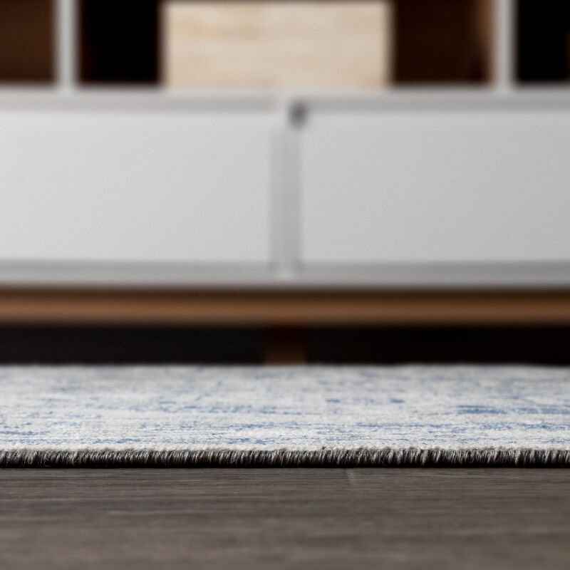 Modern Persian Vintage Medallion Square Area Rug