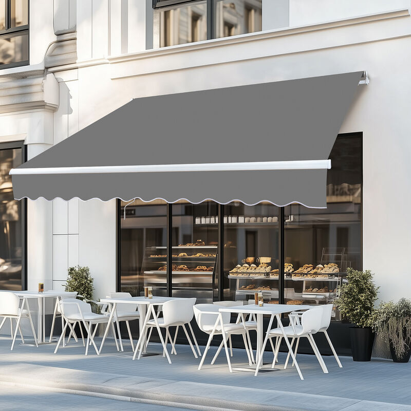 Waterproof Retractable Awning for Outdoor Shade and Weather Protection image number 1