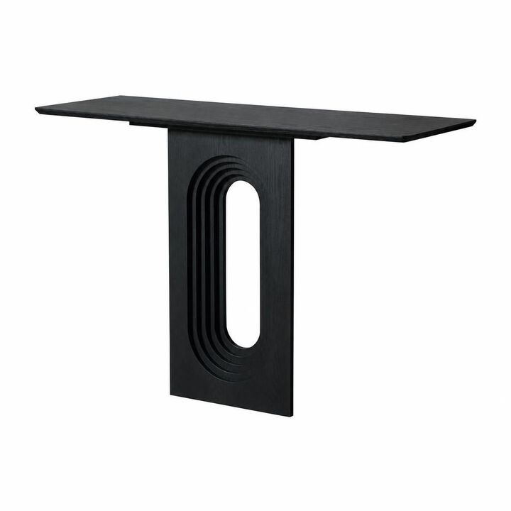 GOODSILO 47.24 Inch Narrow Console Table with Loopback Design, MDF Entryway Sofa Table for Living Room Hallway Entrance