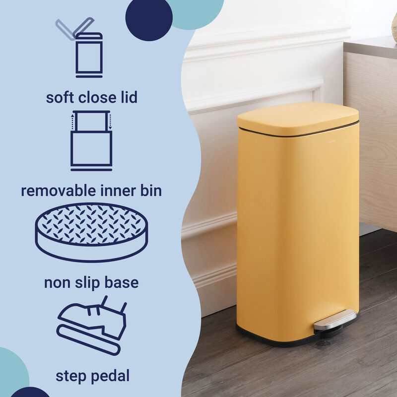 Curtis Step-Open Trash Can