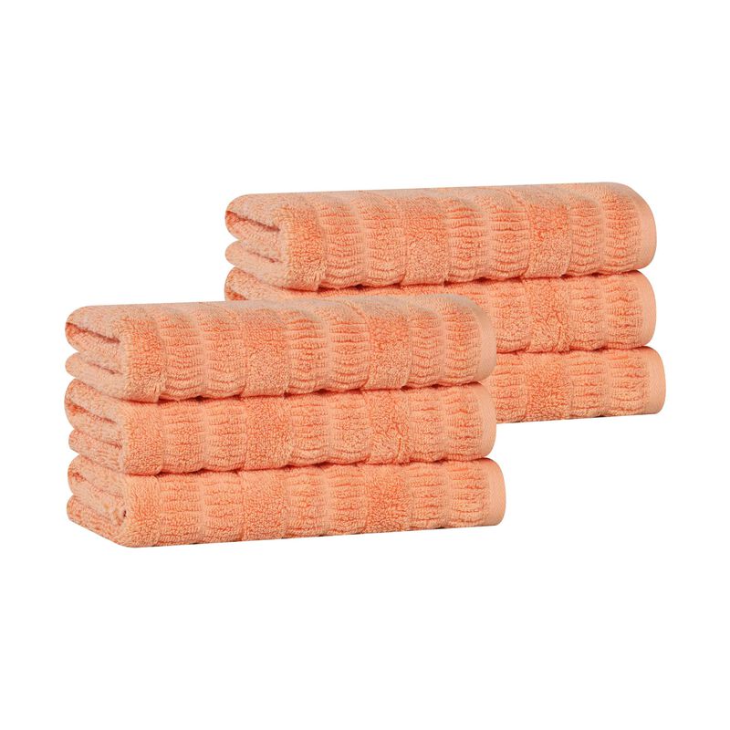 6 Piece Hand Towel Set in Viscose Cotton Blend for Everyday Use image number 0