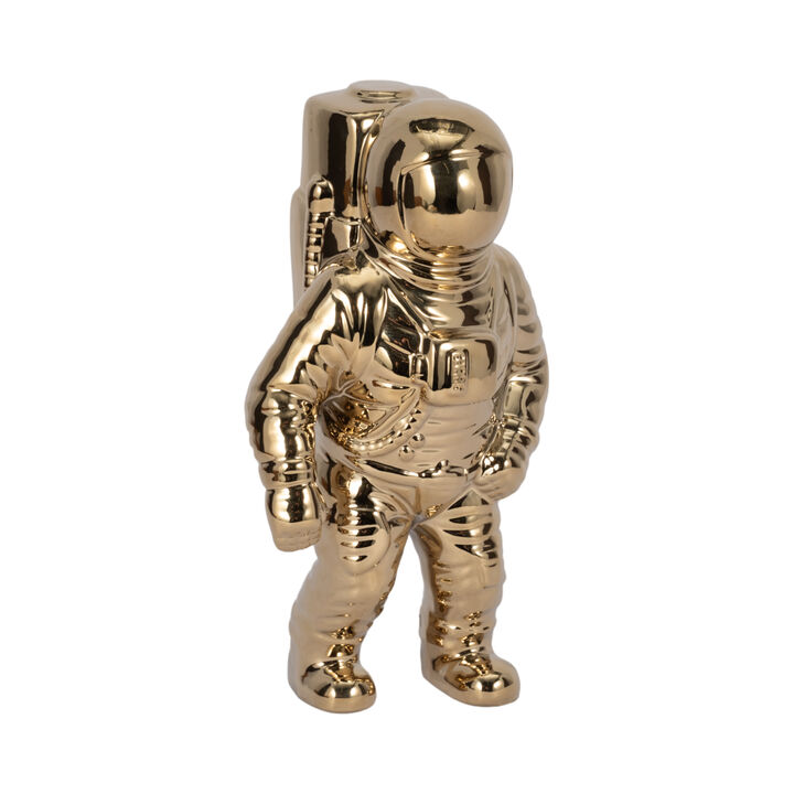 11" Astronaut Statuette, Gold