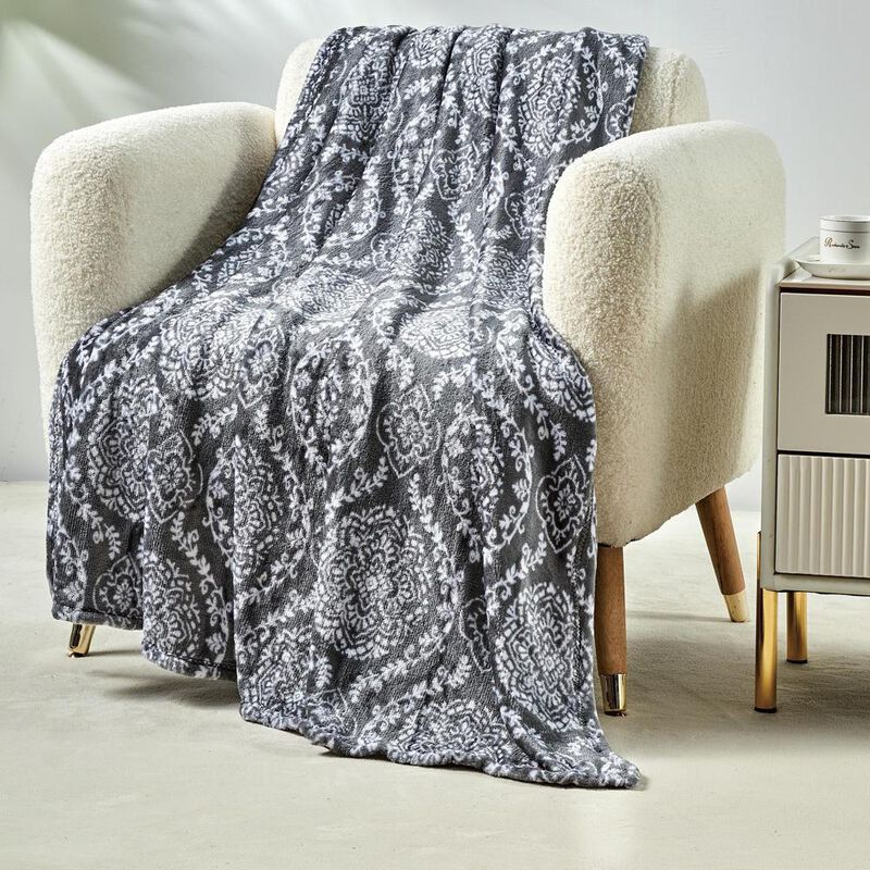 Gracey Sloth Micro Plush Decorative All Season Throw 50" x 60" Multicolor by Plazatex