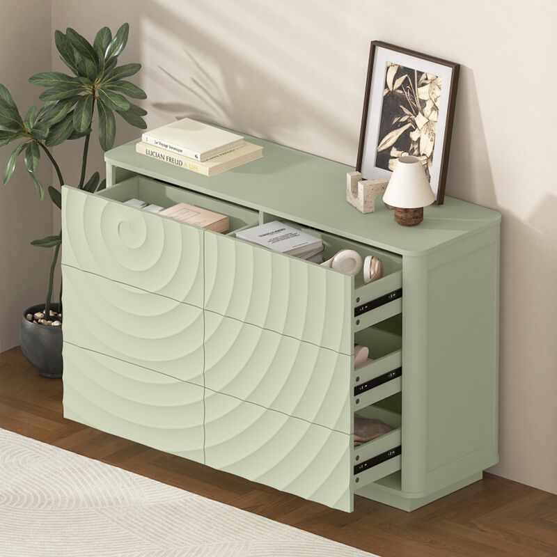 Vudnox 6 Drawer Dresser image number 2